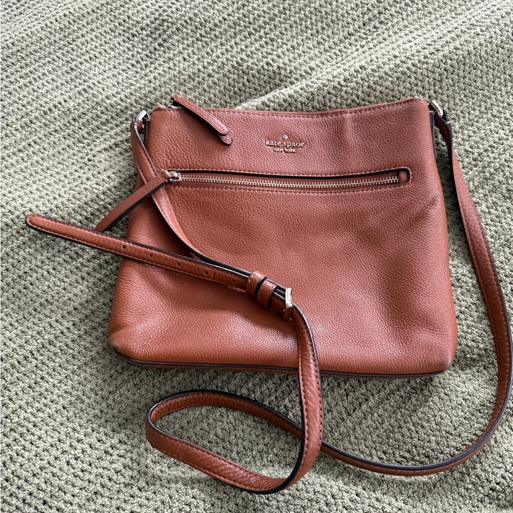 Kate Spade Brown Leather Crossbody Bag